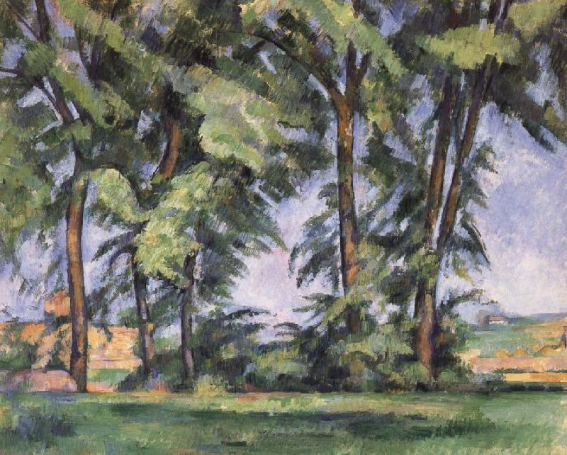 Paul Cezanne search tree where Deb oil painting picture